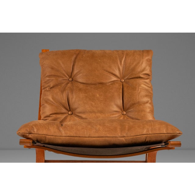 Set of Two (2) Scandinavian Mid-Century Modern "Siesta" Chairs in Leather by Igmar Relling for Westnofa, Norway, C. 1970's For Sale - Image 12 of 18