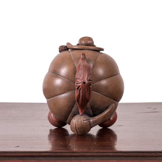 Asian Yixing 'Hundred-Fruit' Teapot For Sale - Image 3 of 9