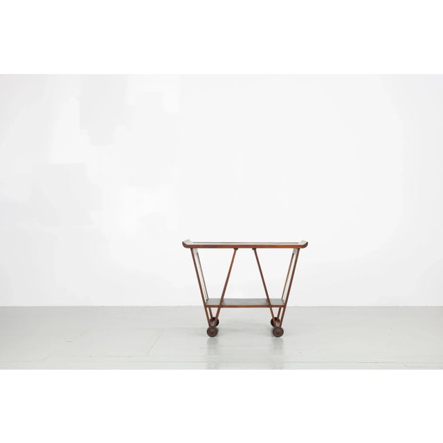 Italian Trolley with Lion Motif, 1940s For Sale - Image 4 of 18