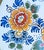 Large Mid-Century Dutch Hand-Painted Polychrome Delft Ceramic Wall Plate, Holland, 1950s For Sale - Image 12 of 16
