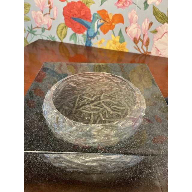 Daum The Nest by Daum With Egg For Sale - Image 4 of 6