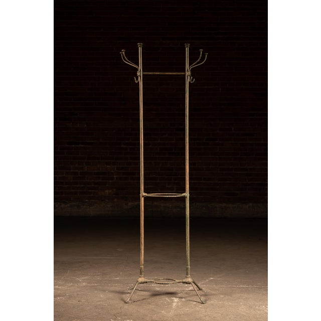 Industrial Early 20th Century Industrial Metal Hall Tree For Sale - Image 3 of 10