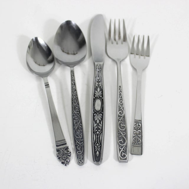 You will get the exact pieces pictured. I have two sets of the exact same pieces pictured, if you want place settings for...