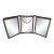 1920s Small Triptych Antique Mirror For Sale