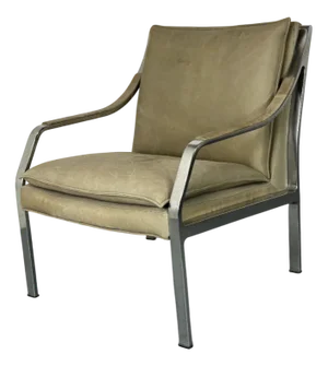 Vintage Lounge Chair in Leather by Fabricius and Kastholm for Walter Knoll, 1970s