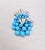 Vintage Wwi Era Verified Miriam Haskell Book Piece Faux-Turquoise Beaded Dress Clip For Sale - Image 11 of 11
