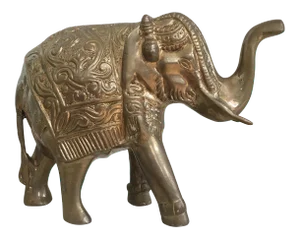 Vintage Brass Elephant