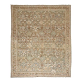 Early 20th Century Stunning Persian Bibikabad Rug - 10'6" x 12'8" For Sale