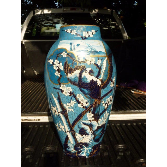 Japanese 19th Century Aesthetic Movement Japanese Style Vase For Sale - Image 3 of 11