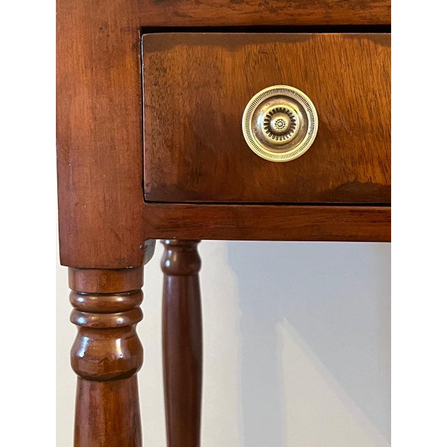 American Antique Cherry Bar or Serving Table with Drawer For Sale - Image 3 of 7