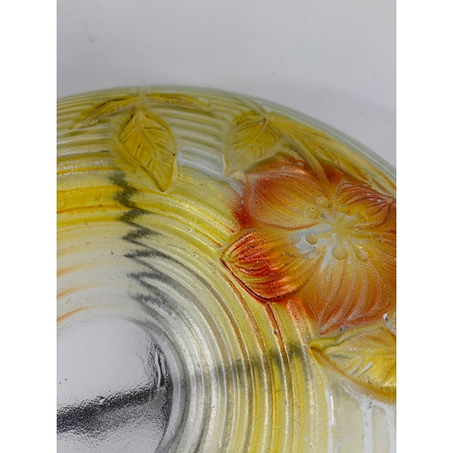 Glass Hummingbird Birdbath With Metal Stand For Sale - Image 12 of 12