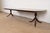 Councill Furniture Councill Furniture Georgian Banded Mahogany Double Pedestal Extension Dining Table, Newly Refinished For Sale - Image 4 of 14