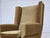 Vintage Danish Highback Chair in Yellow Furniture Velour, 1970s For Sale - Image 15 of 18