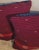 1940s Striped Mexican Indian Horse Pillows - Set of 2 For Sale - Image 4 of 5