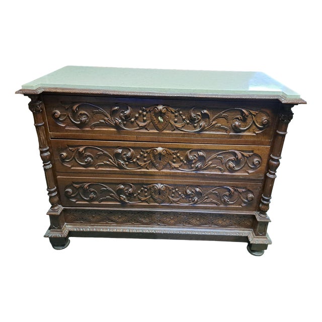 Antique Como Renaissance Chest of Drawers, 1890s For Sale