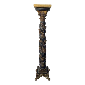 18th Century Traditional Spanish Architectural Solomonic Pedestal