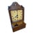 Antique German Oak Mantel Clock Circa 1895-1915 -8 Day Mechanical Strike- Victorian Shelf Clock For Sale