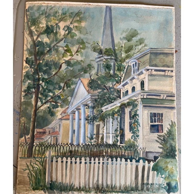 I am putting this in a new frame and will photograph shortly. Frame W " x H " Sight Area: W 15.5" x H 19.5"