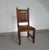 Brown Mid-Century Brutalist Oak Chairs, Set of 6 For Sale - Image 8 of 18