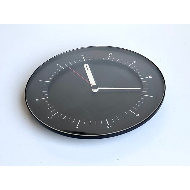 A rare design classic of functionalism: the model 5w1 wall clock, designed by reinhold weiss (former deputy head of design...