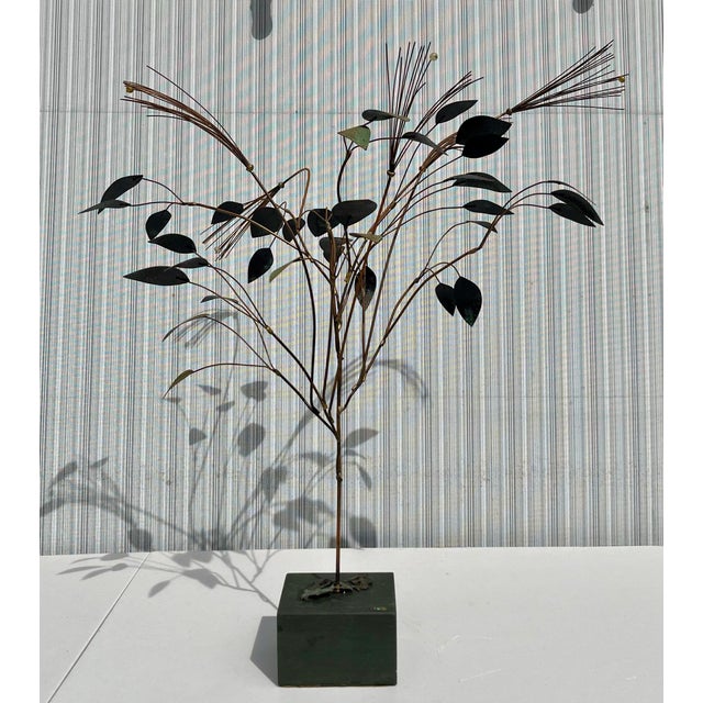 Mid-Century Modern 1969 Curtis Jere Metal Tree Sculpture For Sale - Image 3 of 6