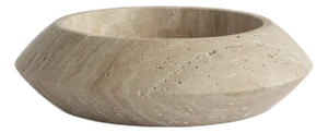 Travertine Eclipse Bowl from Kiwano Concept