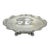 Vintage Poole "Old English" 5005 Silver Plated Small Footed Nut Dish Bowl For Sale