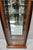 Late 20th Century Late 20th Century Ethan Allen Medallion Collection Cherry Wood Glass Curio Cabinet W Black Columns For Sale - Image 5 of 18