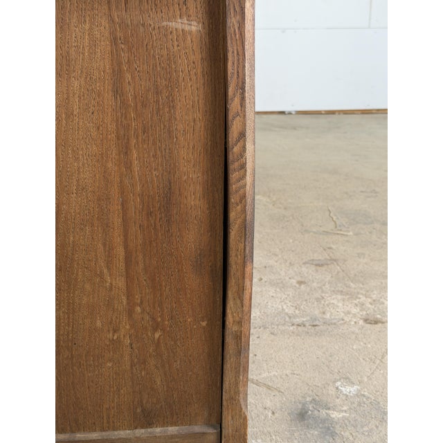 French Provincial Brutalist Oak Sideboard, 1930s For Sale - Image 15 of 16