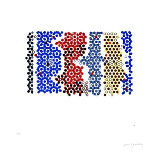 Sinuous Geometries - Original Lithograph by Mario Padovan - 1970s 1970s For Sale