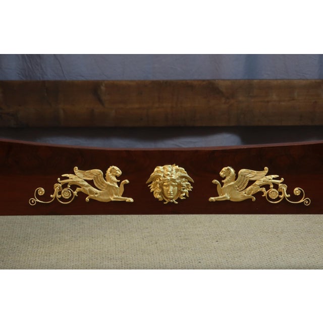 Antique Empire Bed in Mahogany, 1820 For Sale - Image 11 of 14