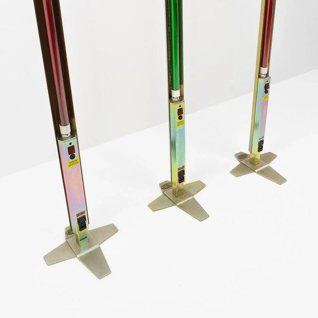 Aura Floor Lamps by Mark Brazier-Jones, 1990s, Set of 3 For Sale - Image 12 of 18