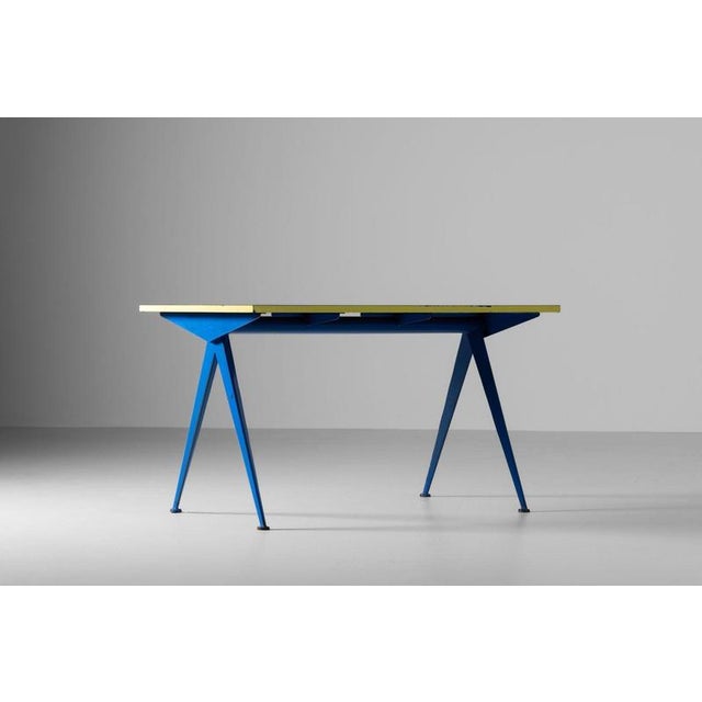 Model 512 Marcoule Compass Table attributed to Jean Prouvé, France, 1953 For Sale - Image 16 of 18