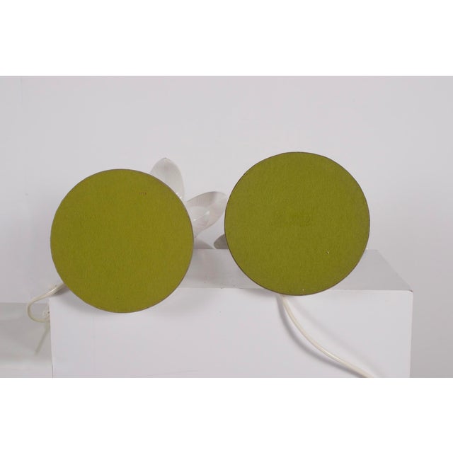 Palm Tree Base Earthenware Table Lamps, 1970s., Set of 2 For Sale - Image 6 of 7