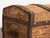 Rustic Large Antique Washed Wood Trunk, 1900 For Sale - Image 3 of 11