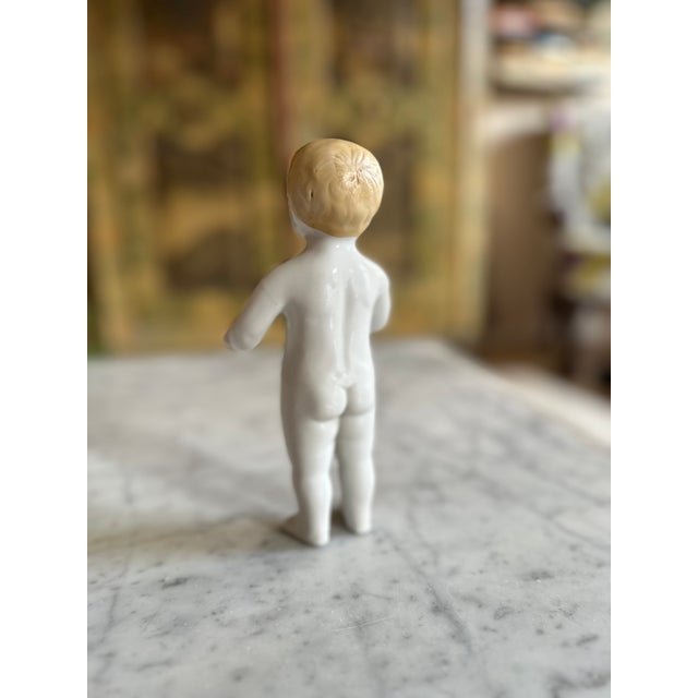 White Biedermeier Porcelain Bathing Doll, Germany, 1820s For Sale - Image 8 of 13