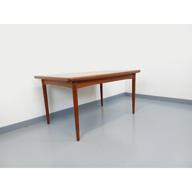 Vintage Scandinavian Rectangular Teak Dining Table with Extensions from Dyrlund, 1960s For Sale - Image 17 of 18