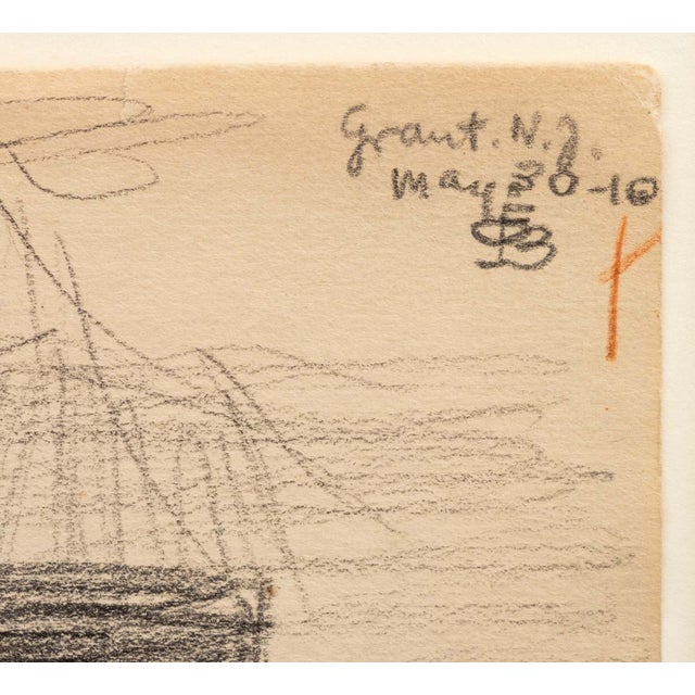 Oscar F. Bluemner Landscapes Graphite, 1910, 2 For Sale - Image 9 of 13