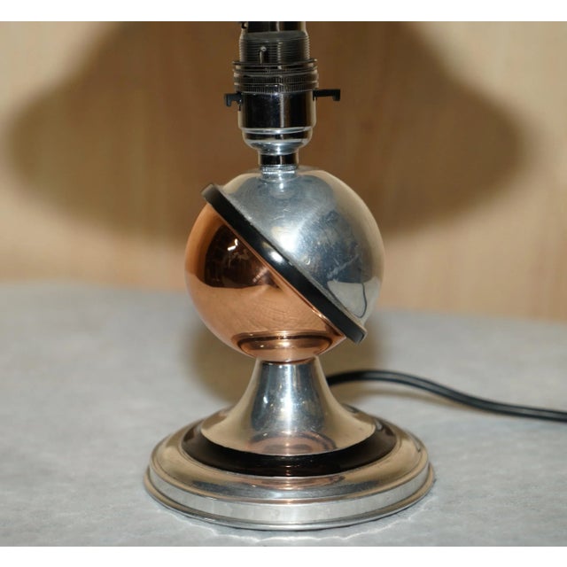 1930s Art Deco Lamps by Elsie Roberts & Oswald Partridge Milne, 1932, Set of 2 For Sale - Image 5 of 9