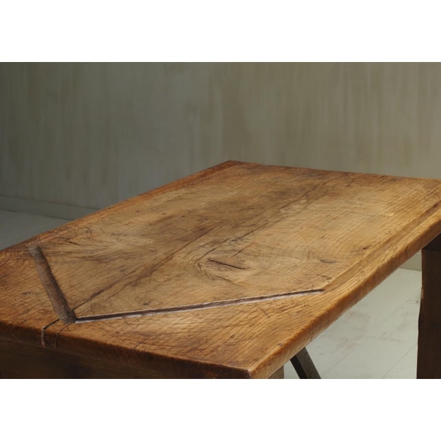 Vintage Italian Wooden Worktable For Sale - Image 10 of 16