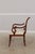 1990s Kindel Mahogany Grand Rapids Sleigh Back Arm Chair For Sale - Image 5 of 17
