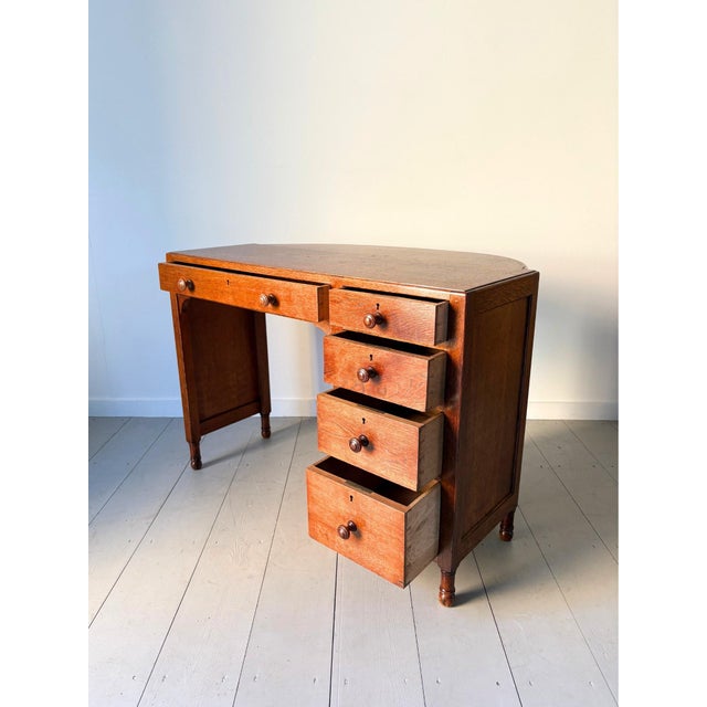 Arts and Crafts Writing Desk from Heals of London, 1930 For Sale - Image 11 of 14