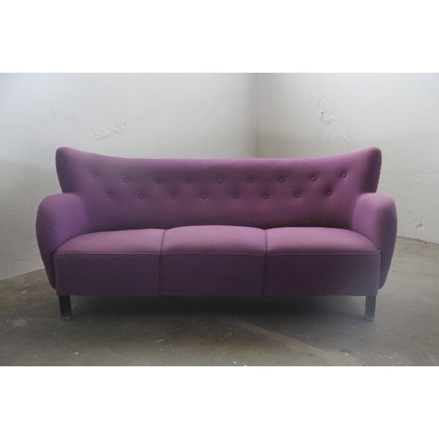 Danish Club Sofa by Fritz Hansen & Flemming Lassen, 1930s For Sale - Image 10 of 10