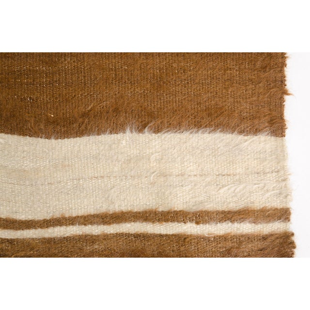 Anatolian Vintage Angora Wool Kilim For Sale - Image 9 of 10