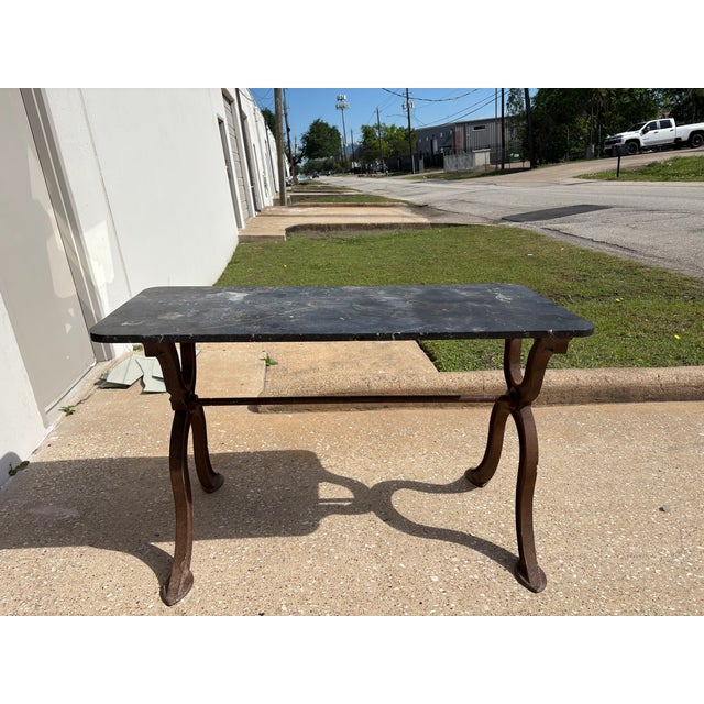 Mid 19th Century French Cast Iron Work Table For Sale - Image 11 of 11