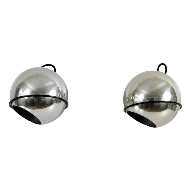 Model 232/G Spherical Sconces by Gino Sarfatti for Arteluce, Italy, 1961, Set of 2 For Sale
