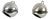 Model 232/G Spherical Sconces by Gino Sarfatti for Arteluce, Italy, 1961, Set of 2 For Sale