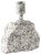 White Granite Abra Candelabra I by Studio Do For Sale