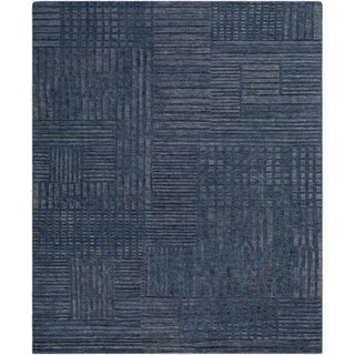 Bergamo Handmade Rug Slate 9x12 For Sale