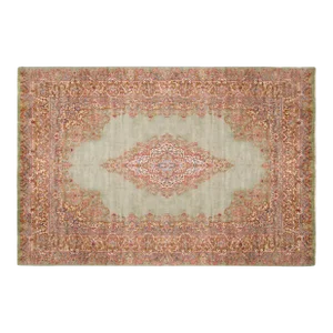Vintage Persia Decorative Oriental Kerman Rug in Large Size